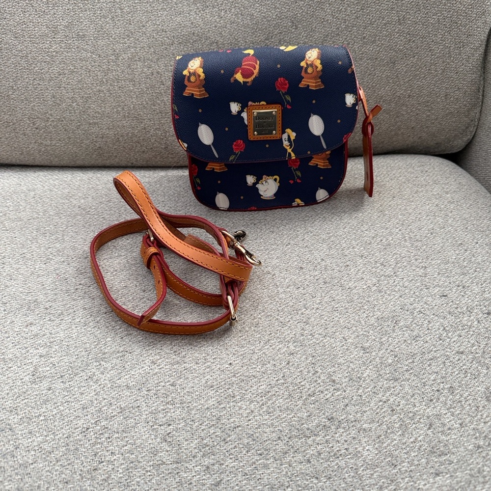 Disney Dooney & Bourke Beauty And The Beast Navy … - image 1